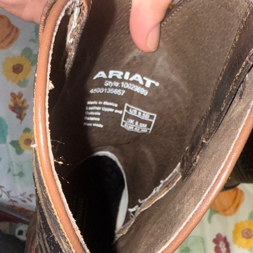 Ariat Men's Brown Leather Boots